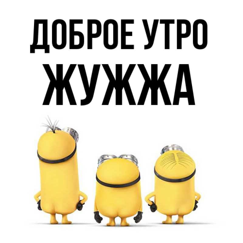 Картинка Доброе утро, Жужжа