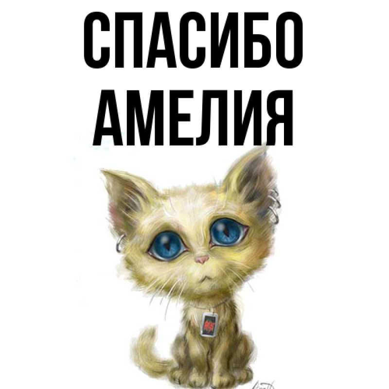 Картинка Спасибо, Амелия