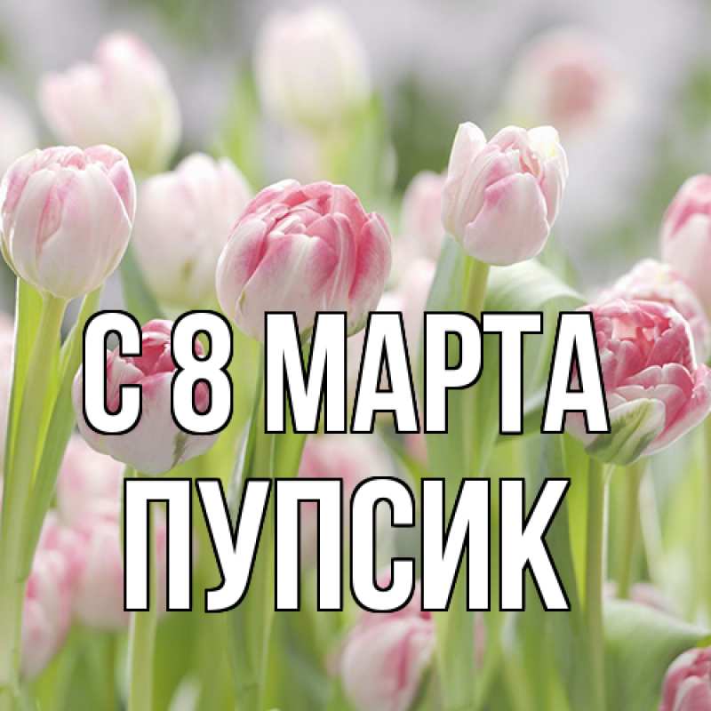 Картинка C 8 МАРТА, пупсик