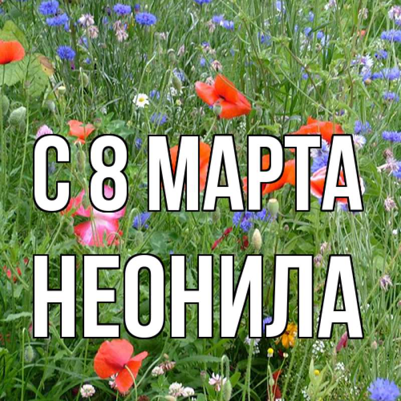 Картинка C 8 МАРТА, Неонила