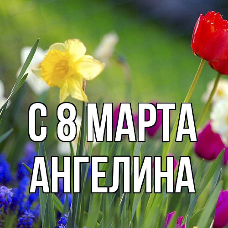 Картинка C 8 МАРТА, ангелина