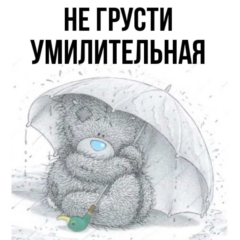 Картинка Не грусти, умилительная