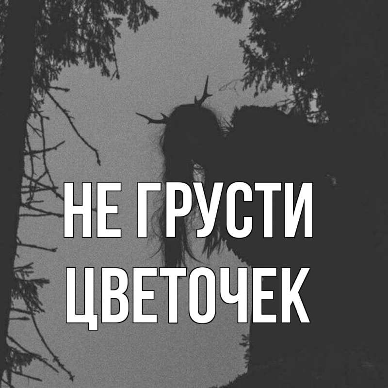 Картинка Не грусти, Цветочек