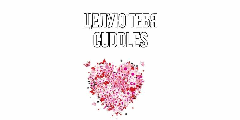 Картинка Целую тебя, Cuddles