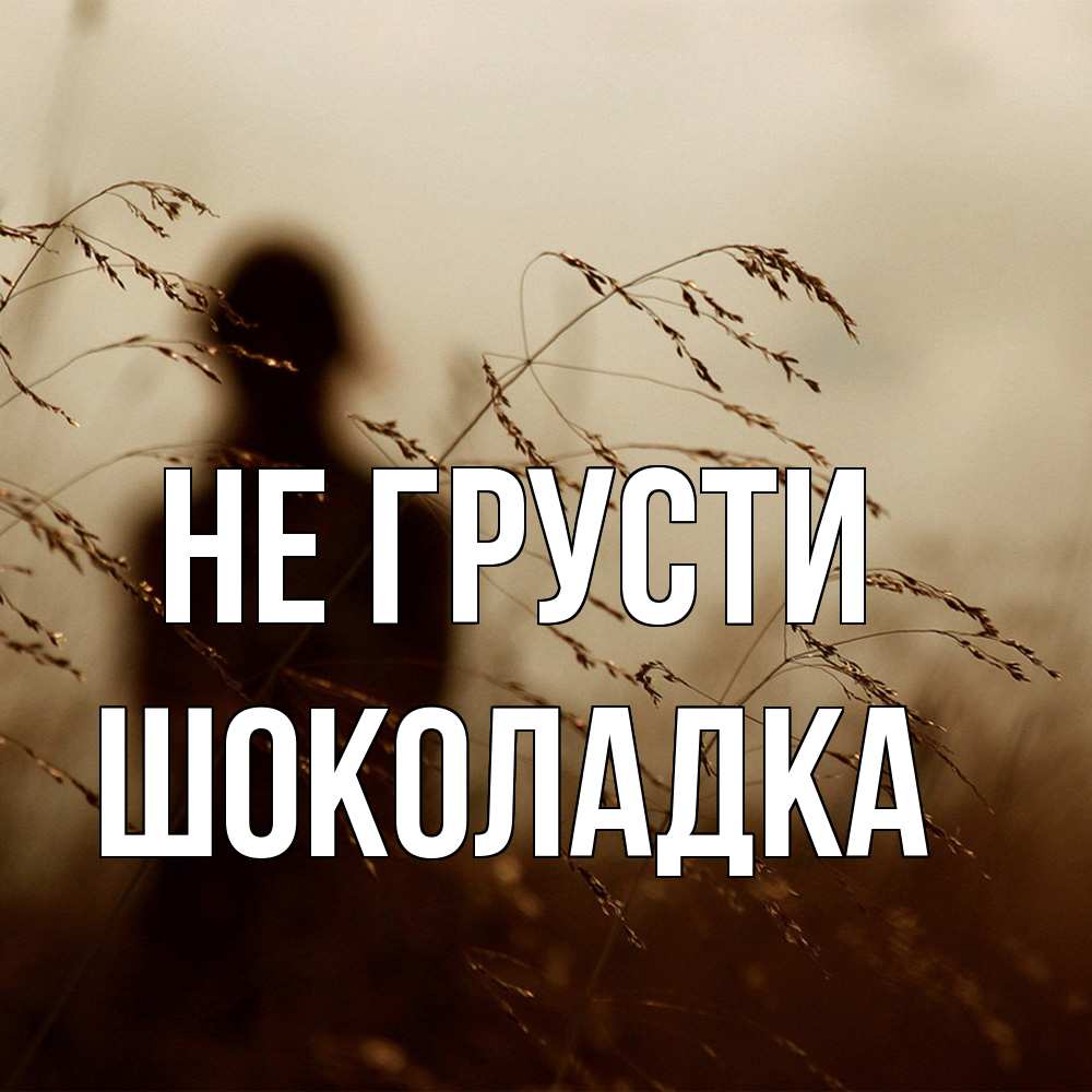 Открытка на каждый день с именем, Шоколадка Не грусти грусть Прикольная открытка с пожеланием онлайн скачать бесплатно 