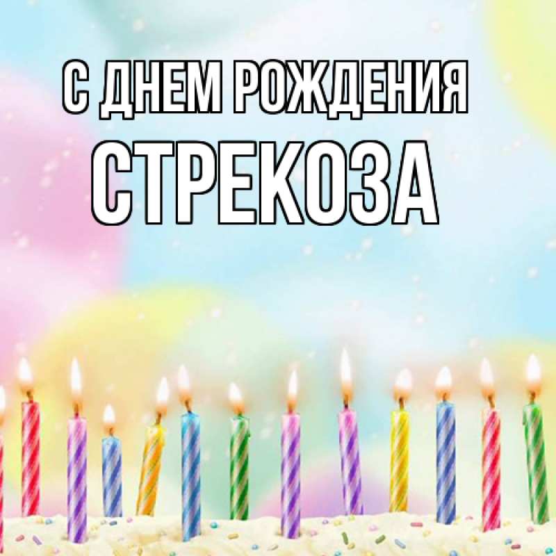 Картинка С днем рождения, Стрекоза