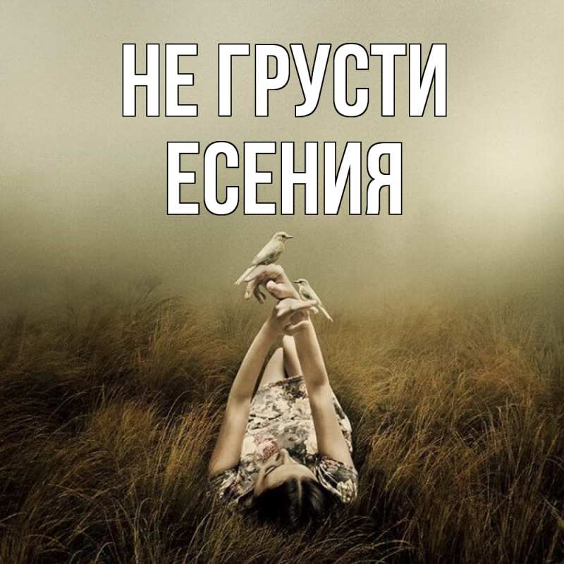 Картинка Не грусти, Есения