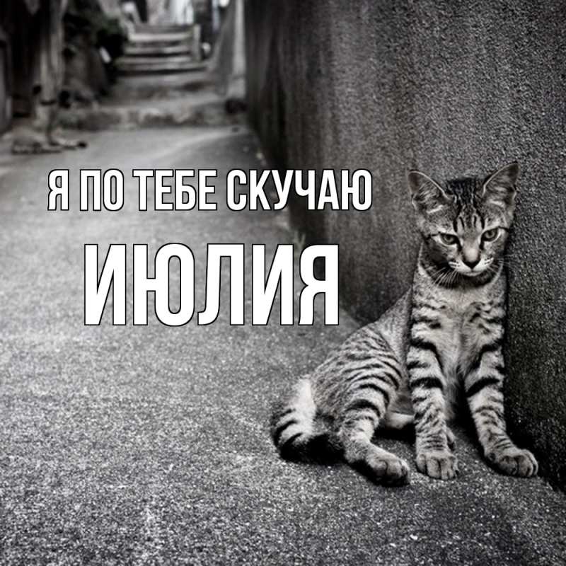 Картинка Я по тебе скучаю, Июлия