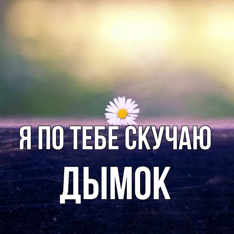 Картинка Я по тебе скучаю, Дымок