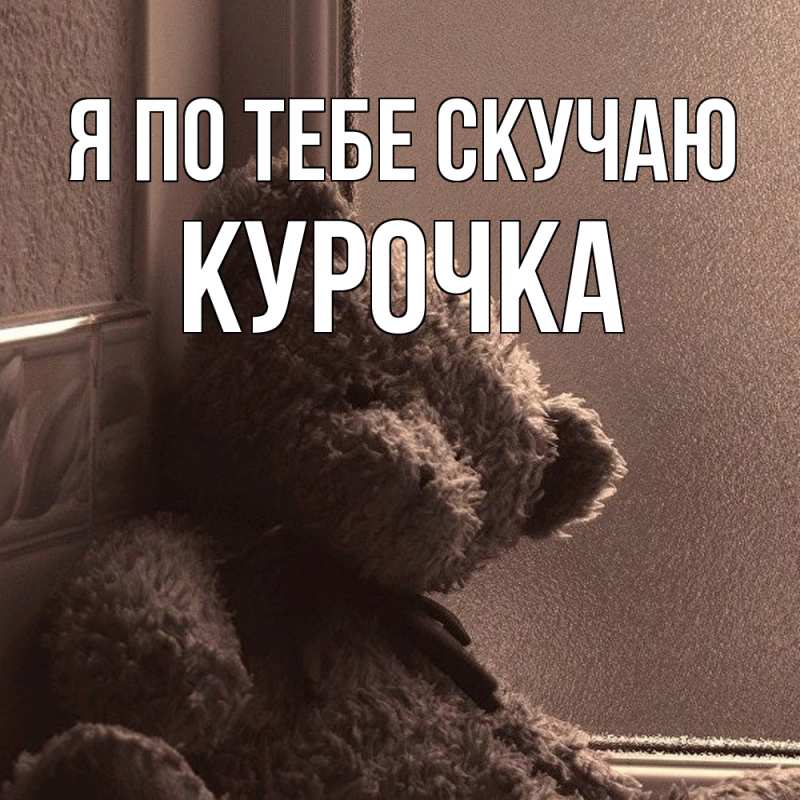 Картинка Я по тебе скучаю, Курочка