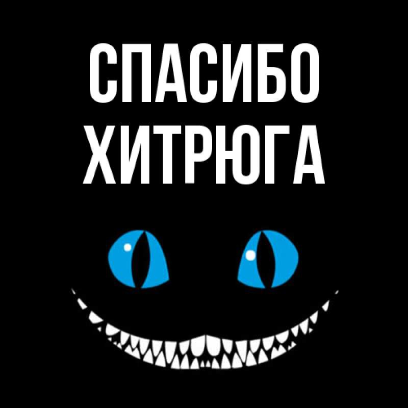 Картинка Спасибо, хитрюга
