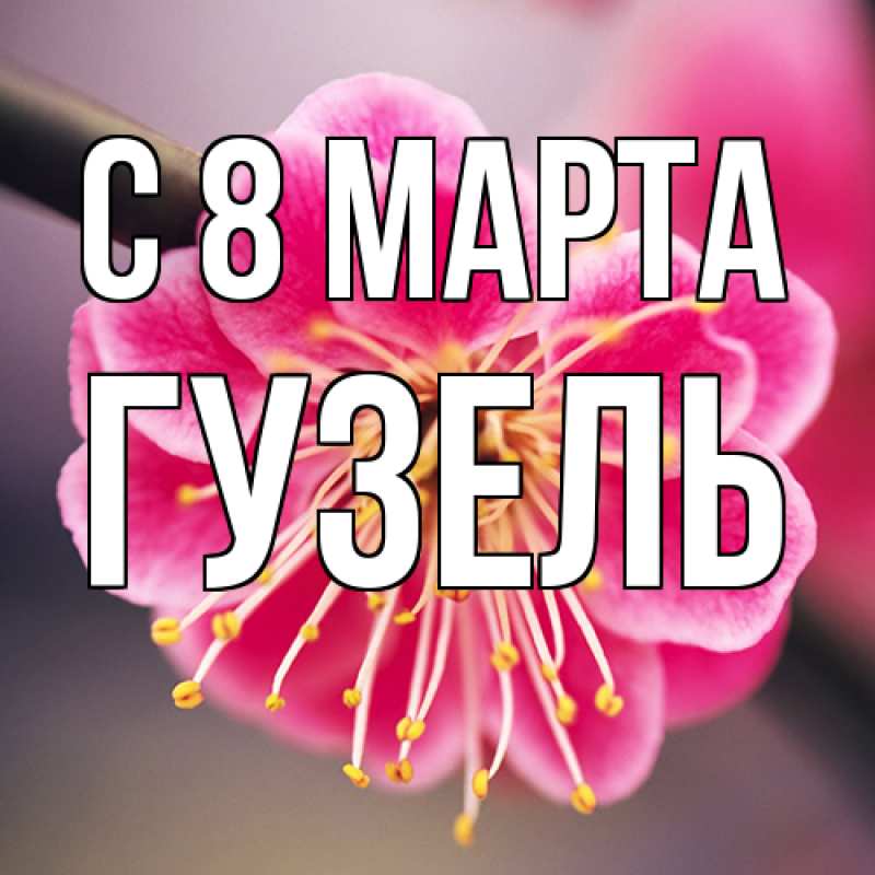 Картинка C 8 МАРТА, Гузель