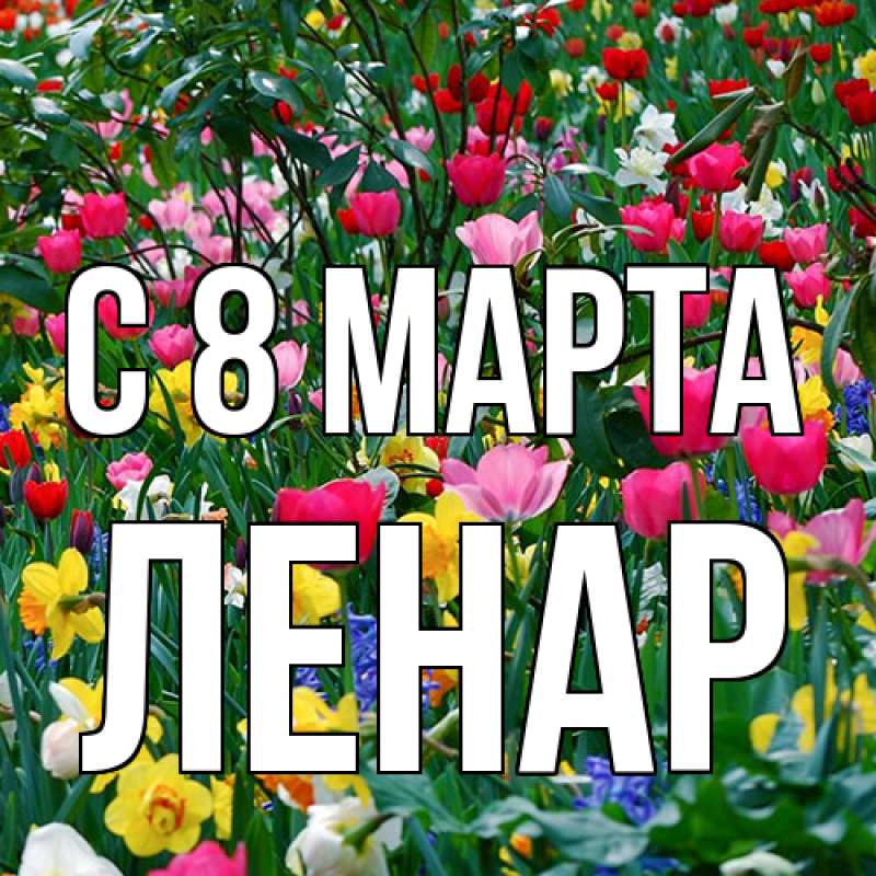 Картинка C 8 МАРТА, Ленар