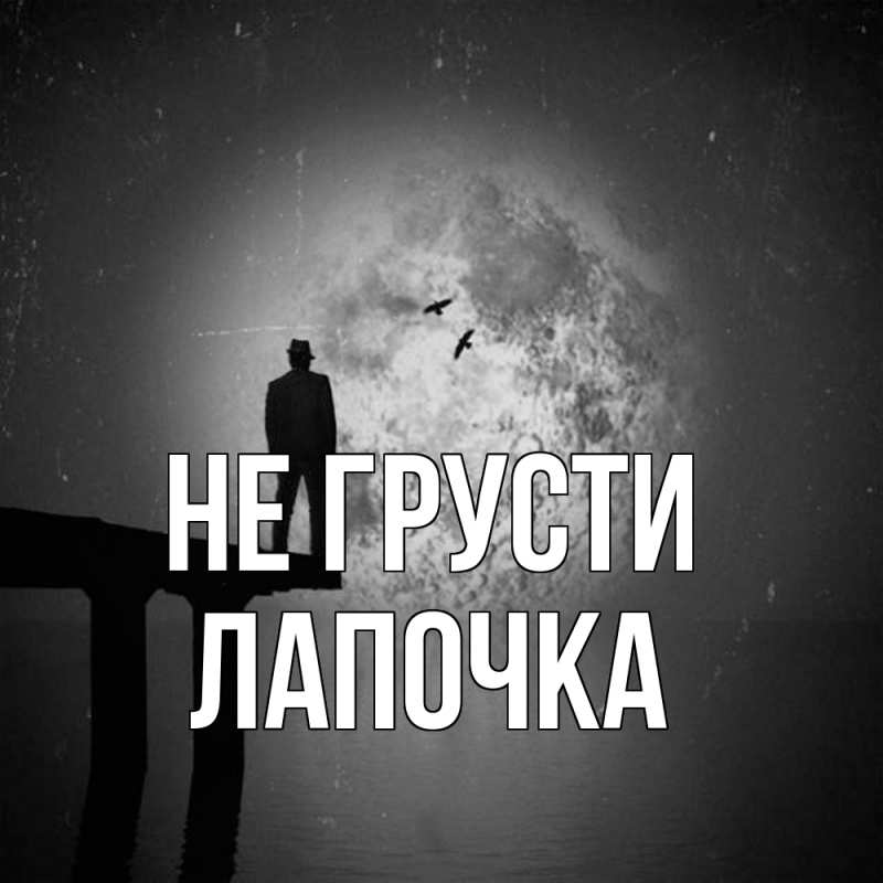 Картинка Не грусти, лапочка