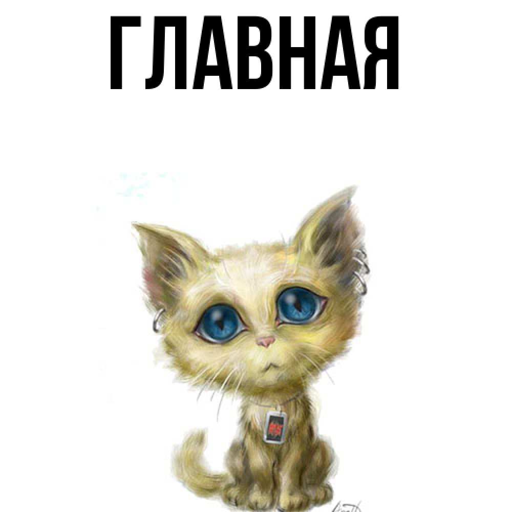 Открытка на каждый день с именем, Анна Главная рисованный кот благодарит вас Прикольная открытка с пожеланием онлайн скачать бесплатно 