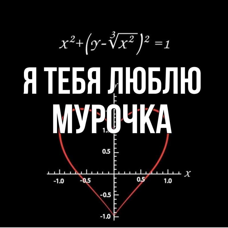 Картинка Я тебя люблю, Мурочка