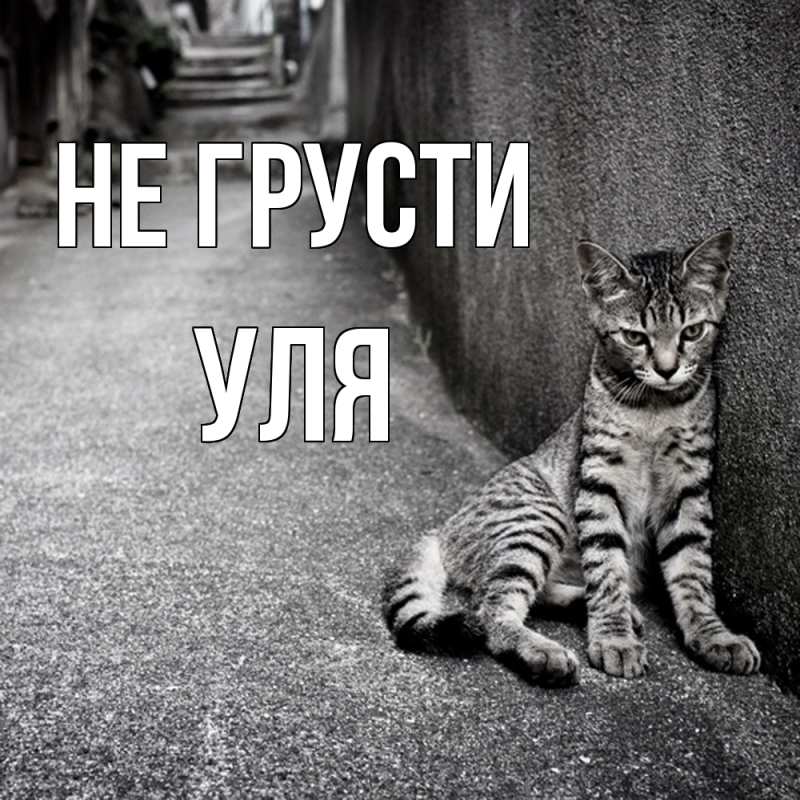 Картинка Не грусти, Уля