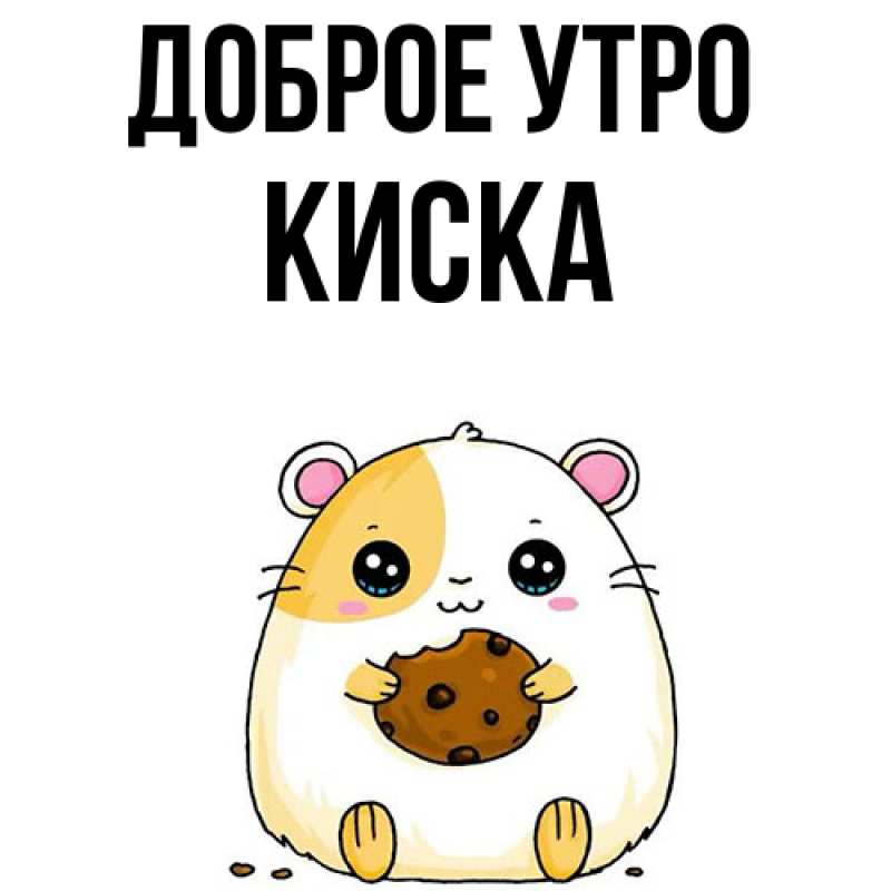 Картинка Доброе утро, Киска