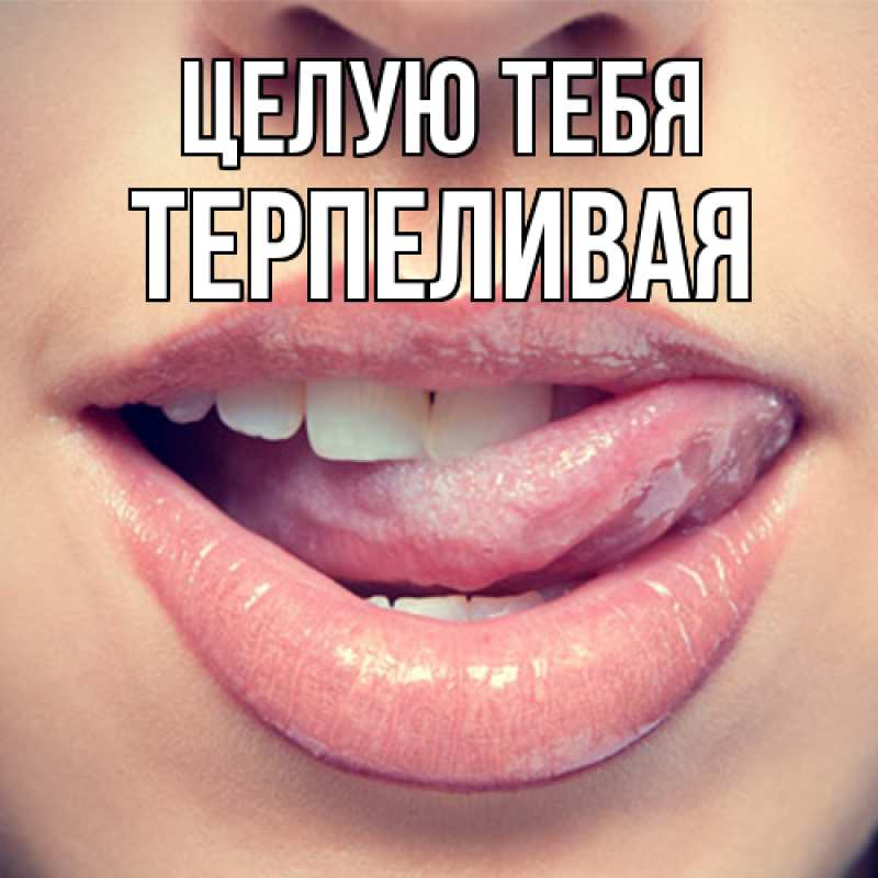 Картинка Целую тебя, терпеливая
