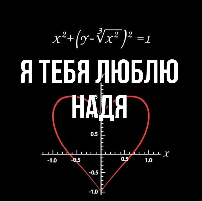 Картинка Я тебя люблю, Надя