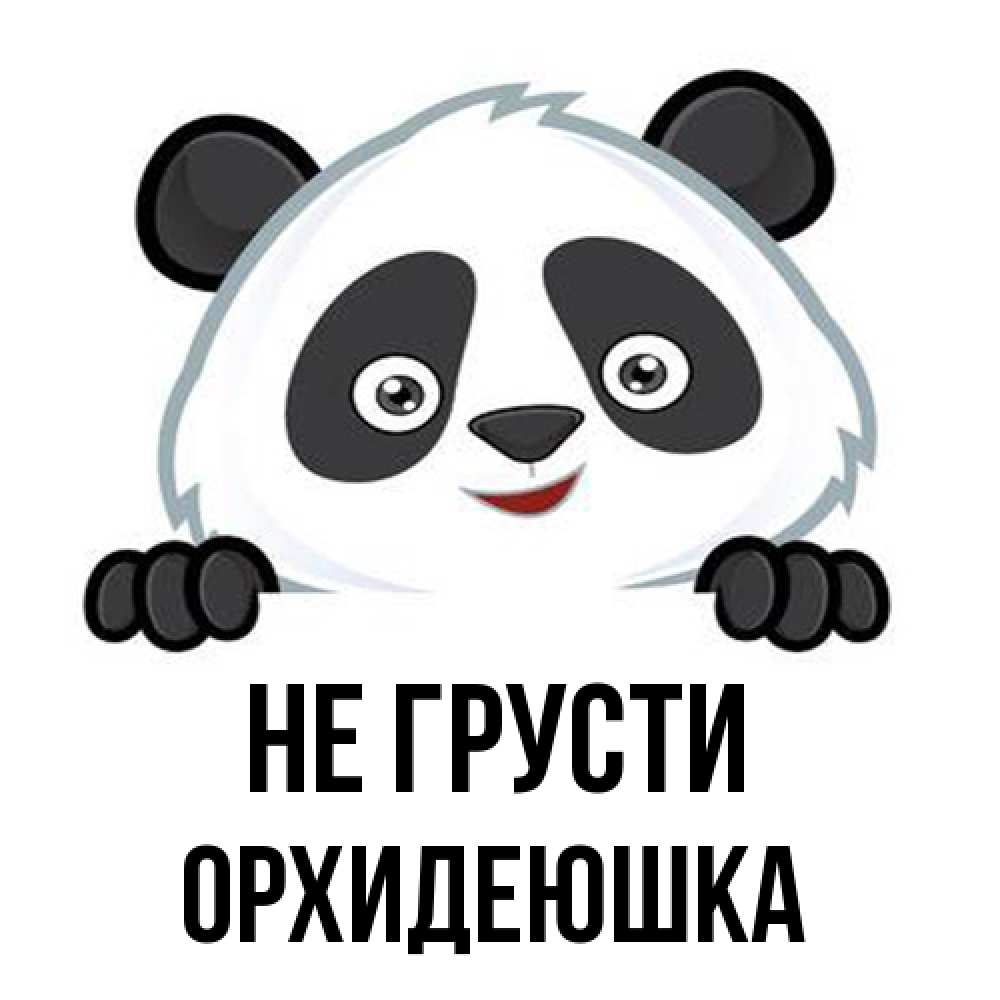 Открытка на каждый день с именем, Орхидеюшка Не грусти не надо печалиться Прикольная открытка с пожеланием онлайн скачать бесплатно 