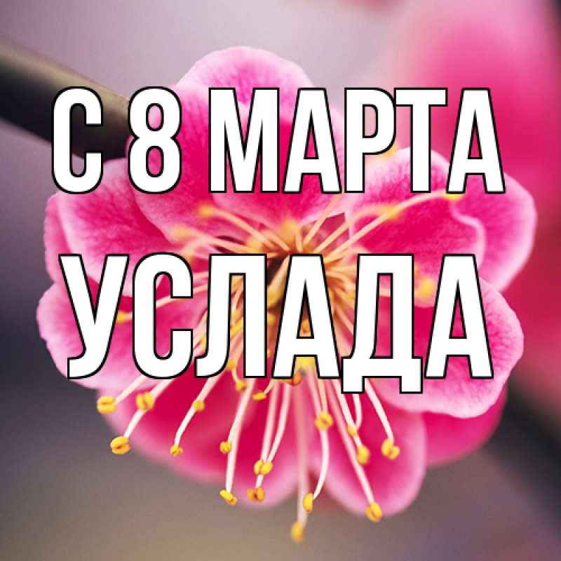 Картинка C 8 МАРТА, услада