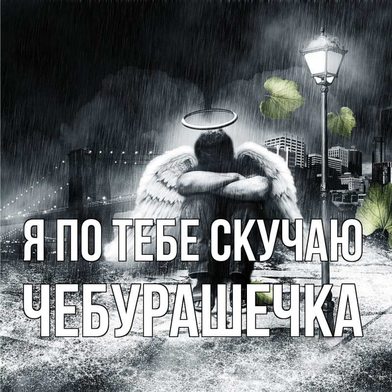 Картинка Я по тебе скучаю, Чебурашечка