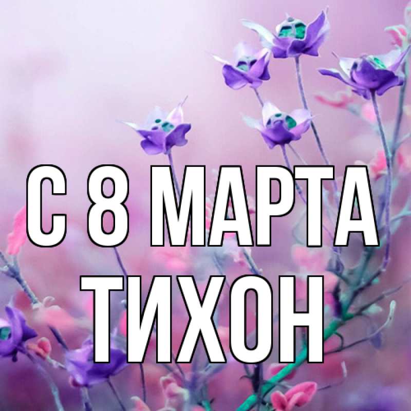 Картинка C 8 МАРТА, Тихон