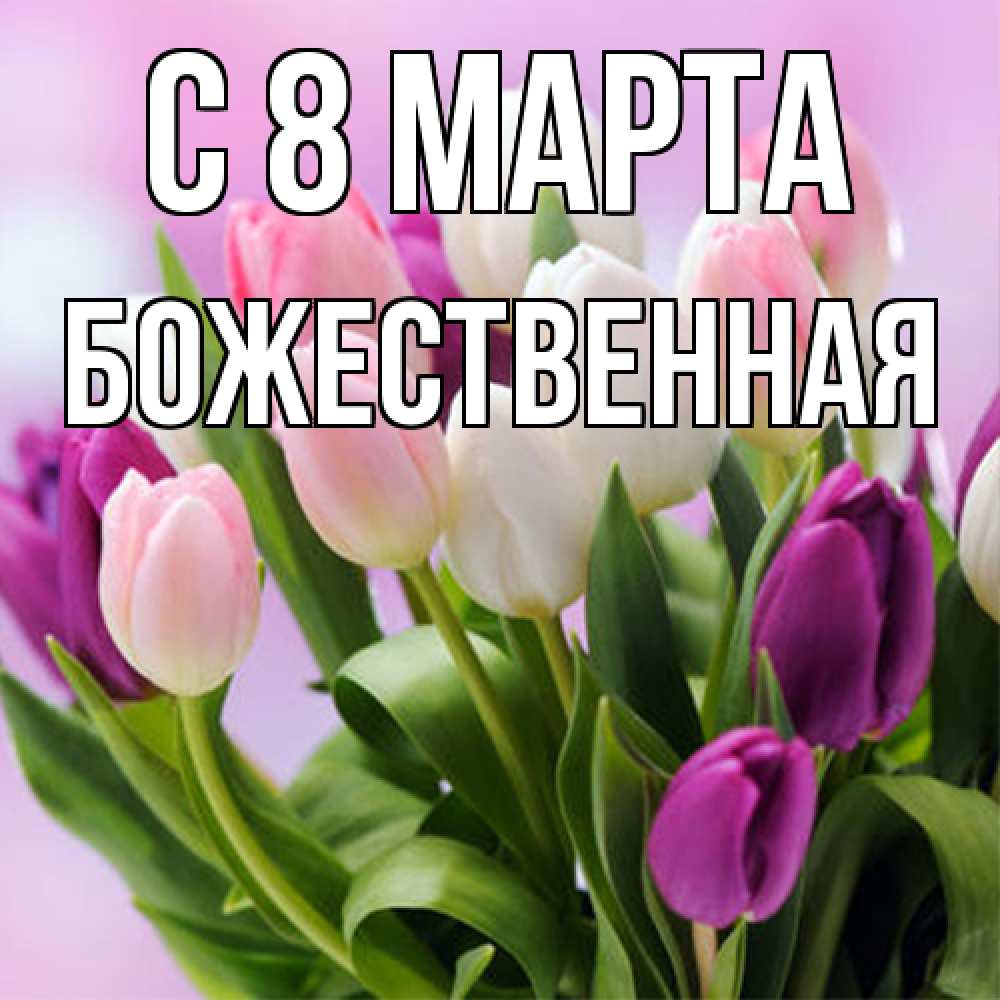 Открытка на каждый день с именем, божественная C 8 МАРТА весна март Прикольная открытка с пожеланием онлайн скачать бесплатно 