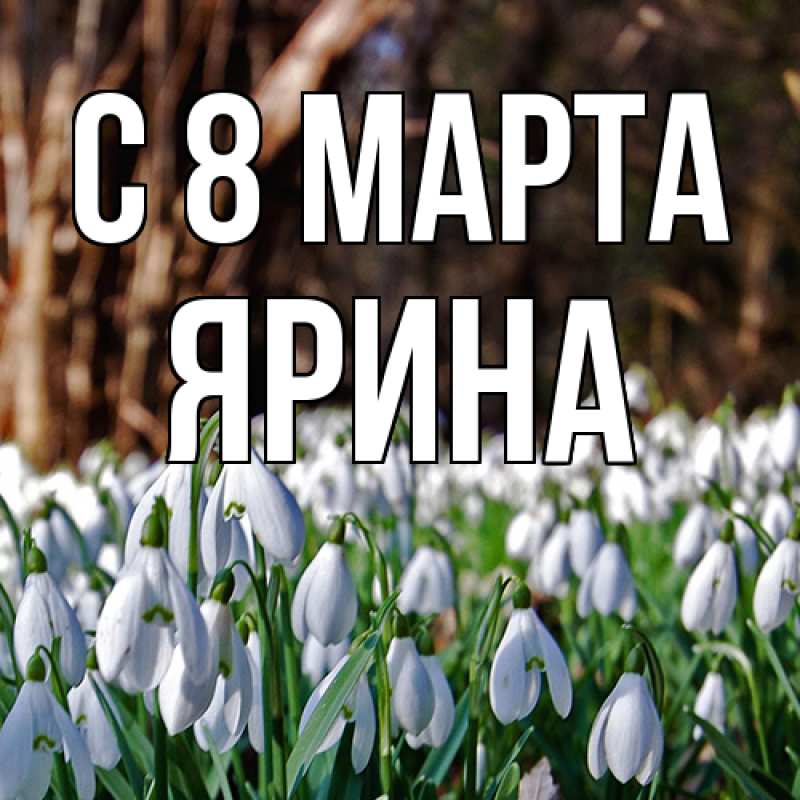 Картинка C 8 МАРТА, Ярина