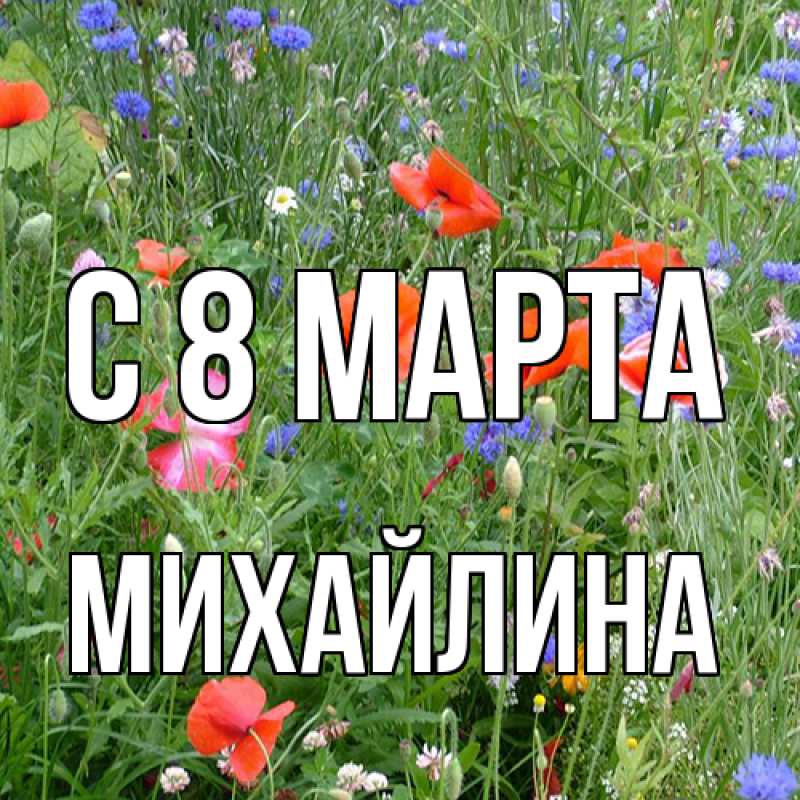 Картинка C 8 МАРТА, Михайлина