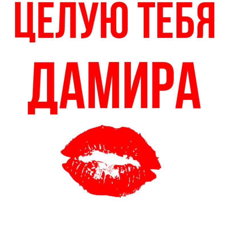 Картинка Целую тебя, Дамира