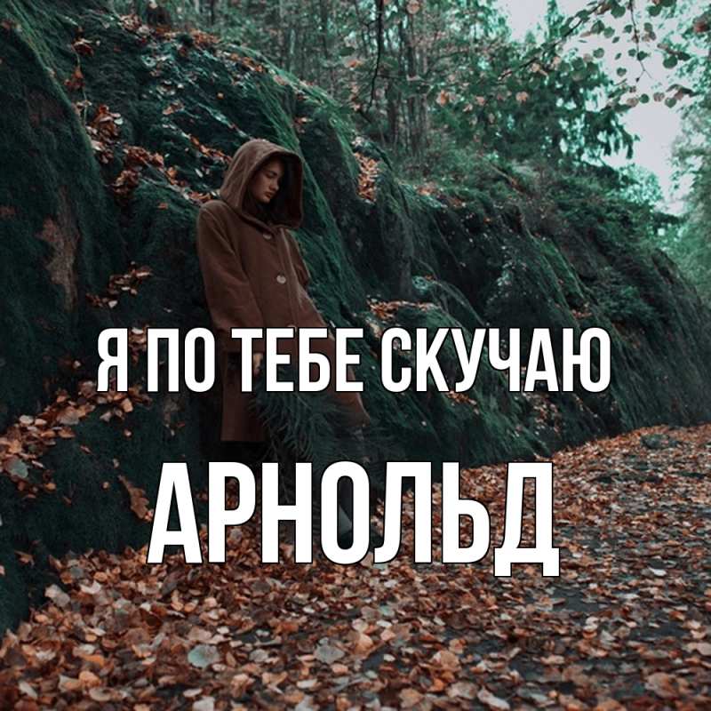 Картинка Я по тебе скучаю, Арнольд