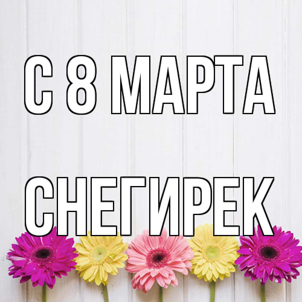 Открытка на каждый день с именем, снегирек C 8 МАРТА женщинам 1 Прикольная открытка с пожеланием онлайн скачать бесплатно 