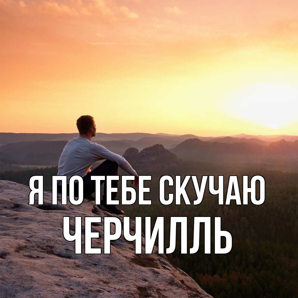 Открытка на каждый день с именем, Черчилль Я по тебе скучаю открытка про скучашки 1 Прикольная открытка с пожеланием онлайн скачать бесплатно 