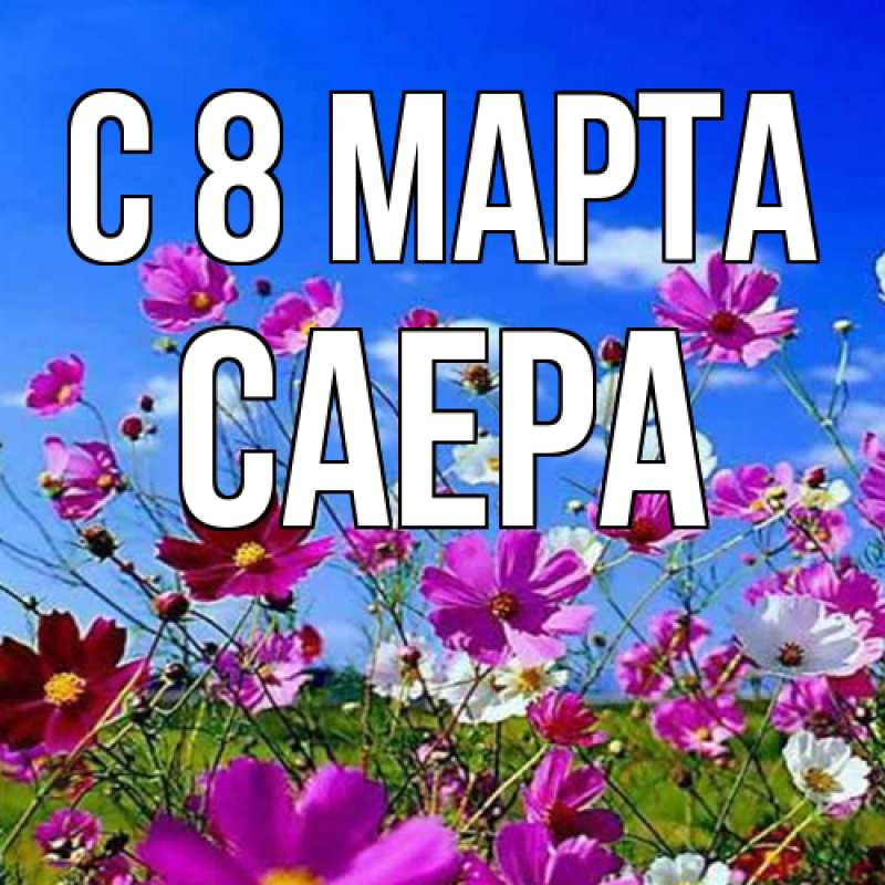 Картинка C 8 МАРТА, Саера
