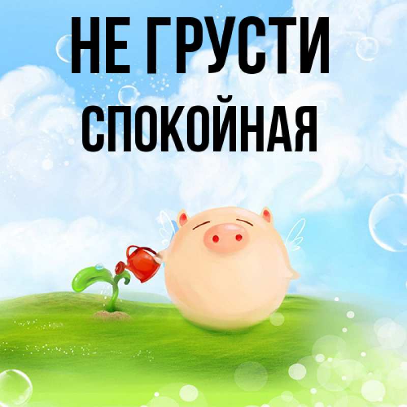 Картинка Не грусти, спокойная