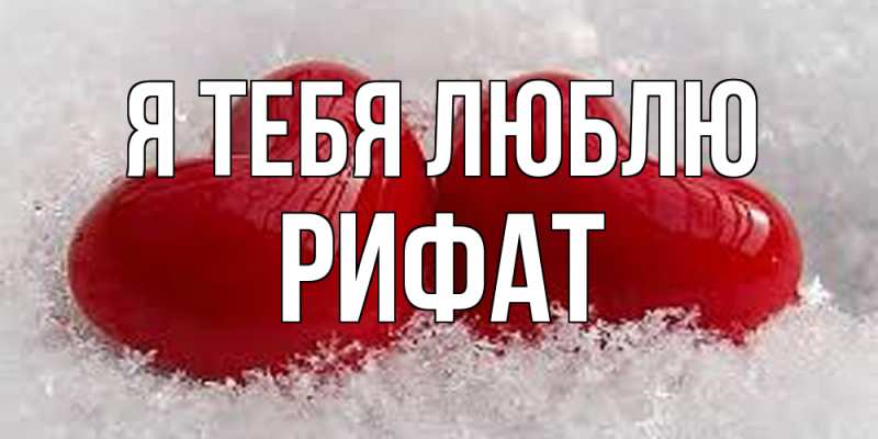 Картинка Я тебя люблю, Рифат