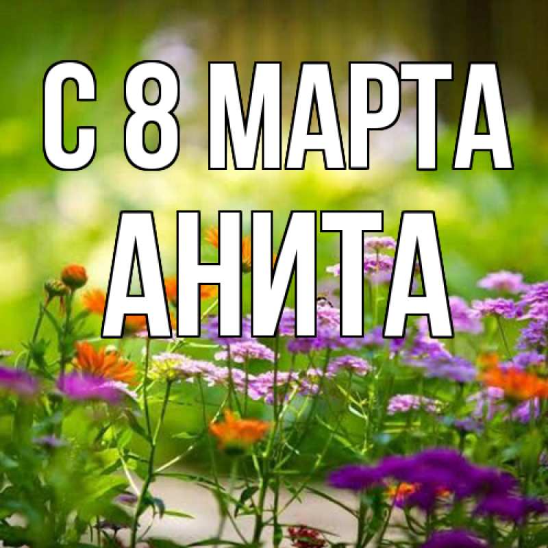 Картинка C 8 МАРТА, Анита