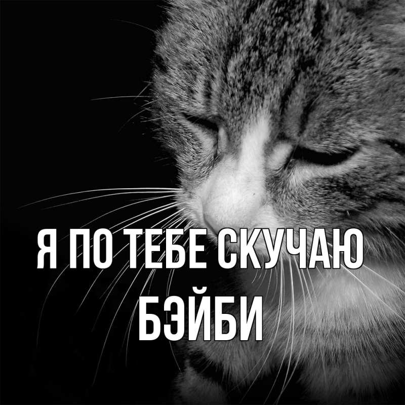 Картинка Я по тебе скучаю, бэйби