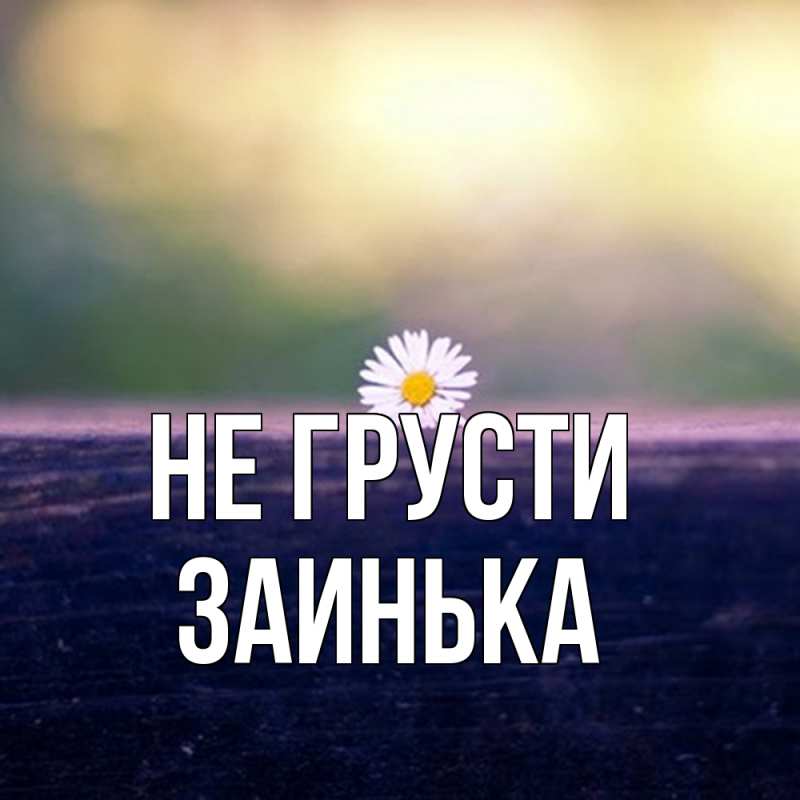 Картинка Не грусти, Заинька