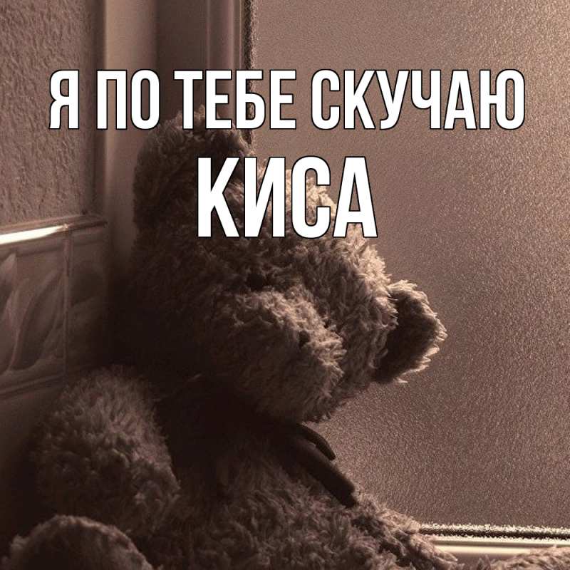 Картинка Я по тебе скучаю, Киса