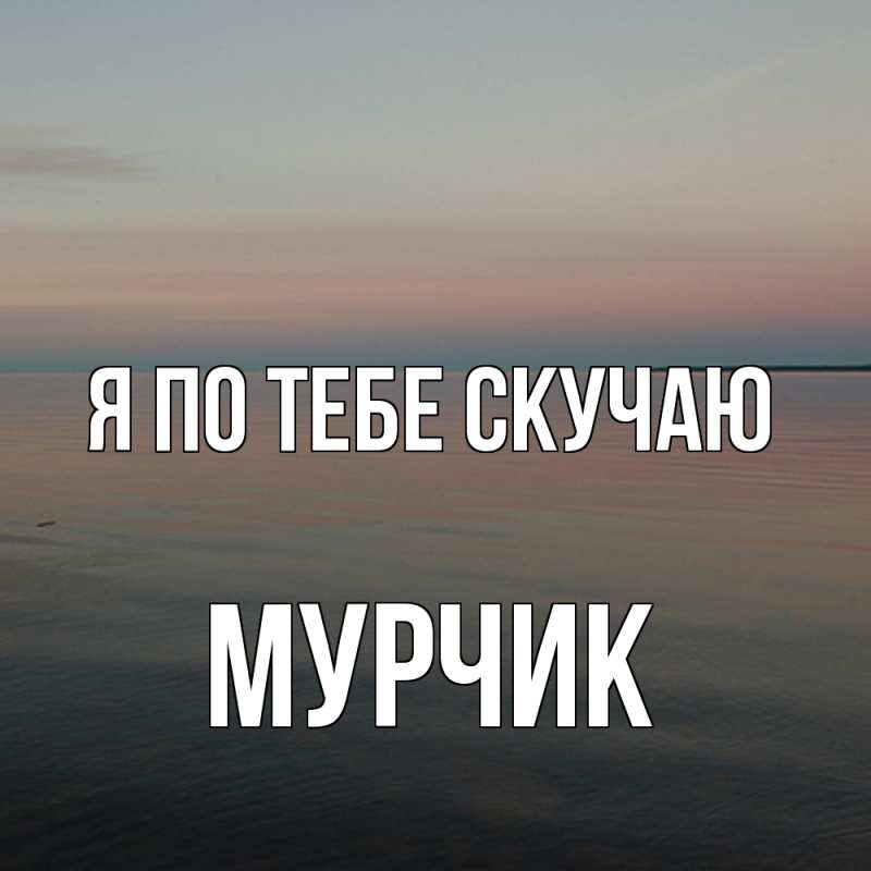 Картинка Я по тебе скучаю, Мурчик