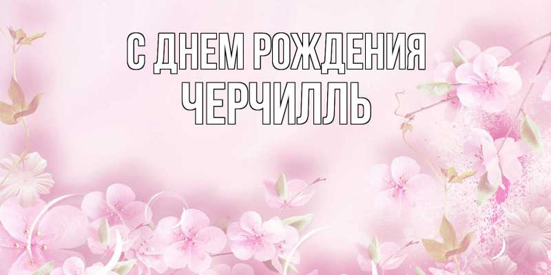 Картинка С днем рождения, Черчилль