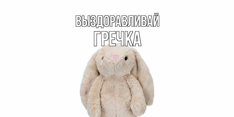 Картинка Выздоравливай, Гречка