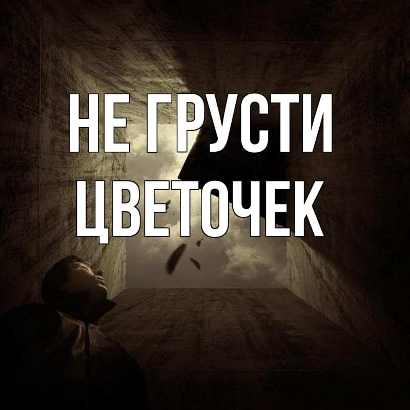 Картинка Не грусти, Цветочек