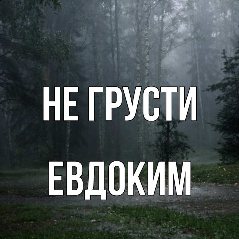 Картинка Не грусти, Евдоким