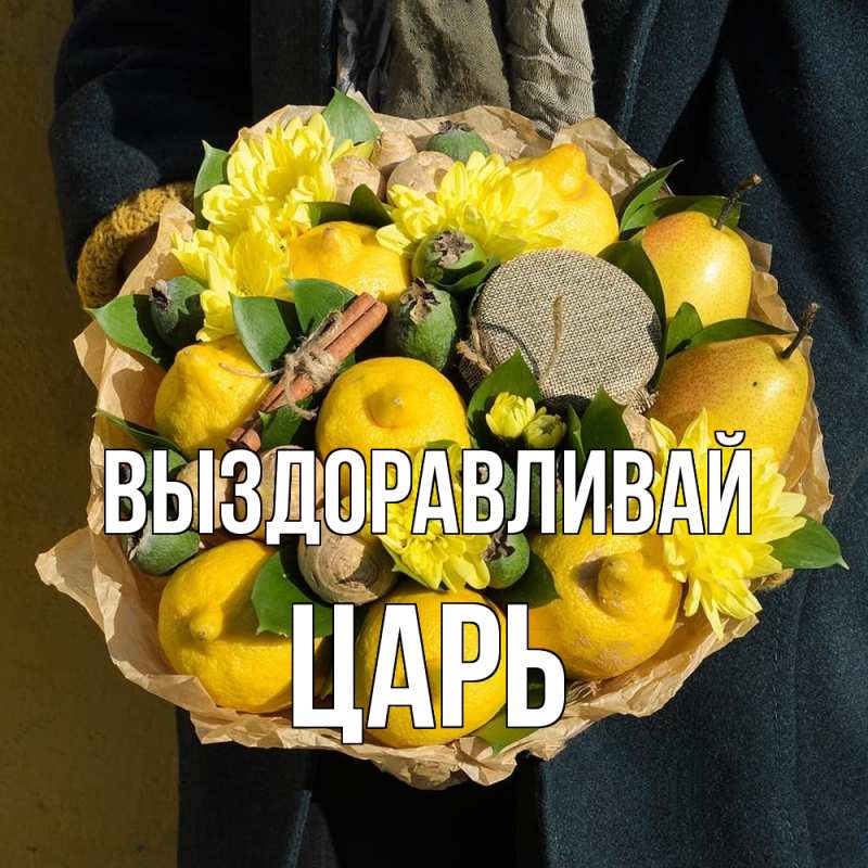 Картинка Выздоравливай, Царь