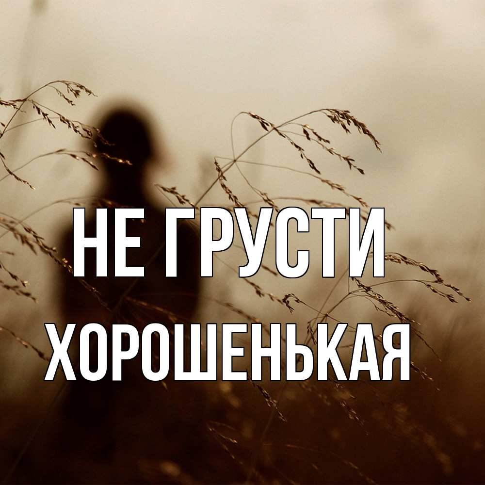 Открытка на каждый день с именем, хорошенькая Не грусти грусть Прикольная открытка с пожеланием онлайн скачать бесплатно 