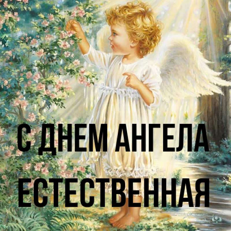 Картинка С днем ангела, Естественная